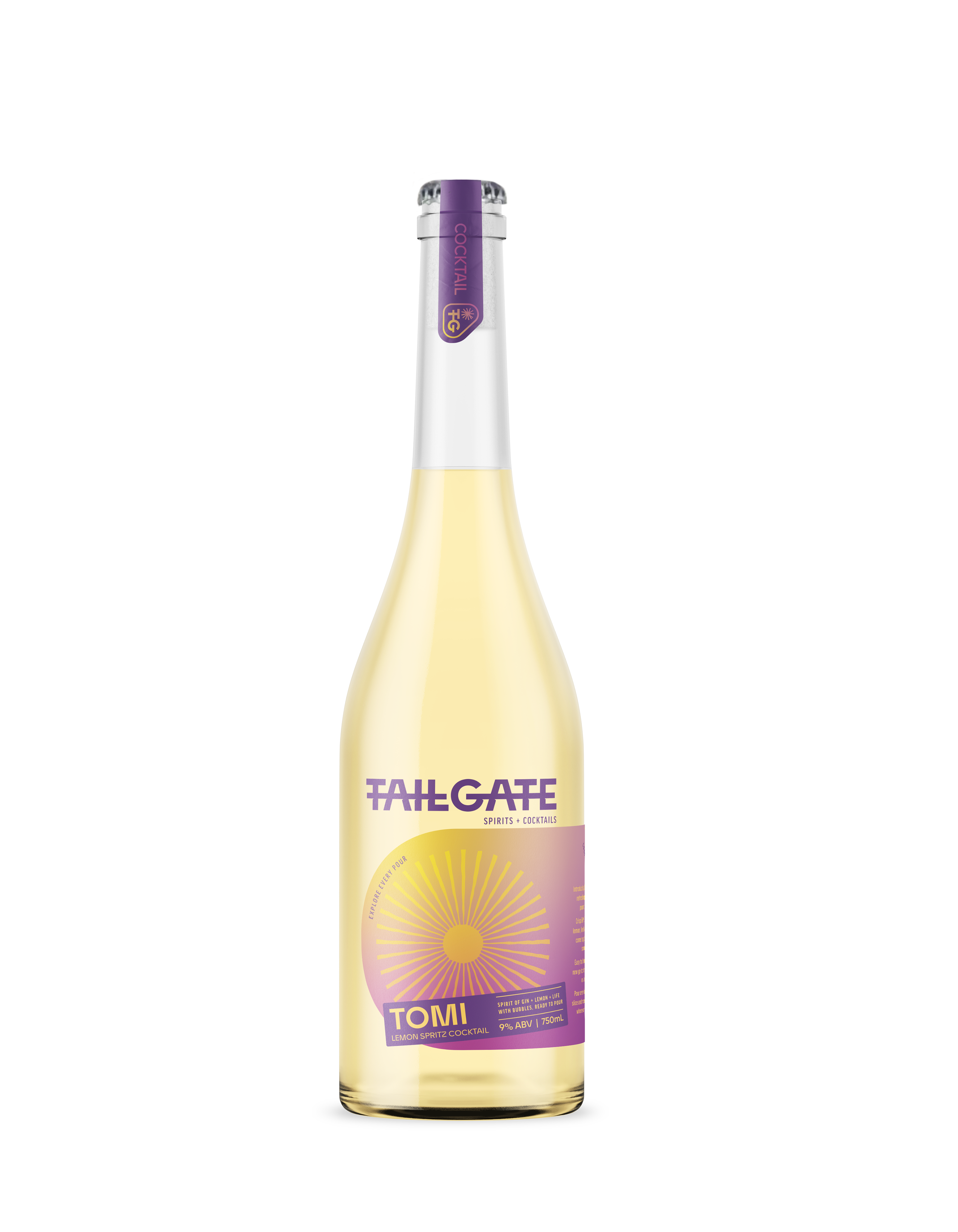 TOMI GIN LEMON SPRITZ COCKTAIL